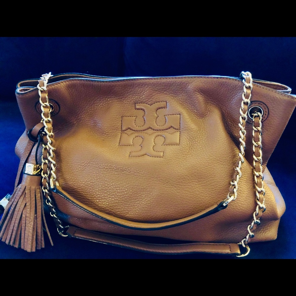 Tory Burch Thea Chain Shoulder Slouchy Bag